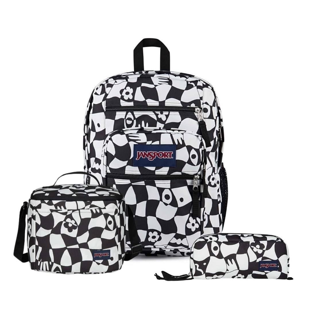 backpack geometric jansport BIG STUDENT GRAVITY CHECK BUNDLE – Mochilas JanSport