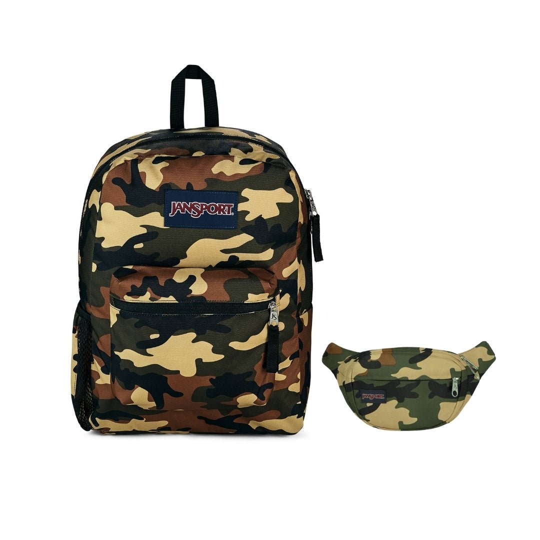 SETS - BUCKSHOT CAMO BUNDLE - Mochilas JanSport - JS0A47LW-JS0A85O3-JS0A85O6-JS00TAN1-7Z9