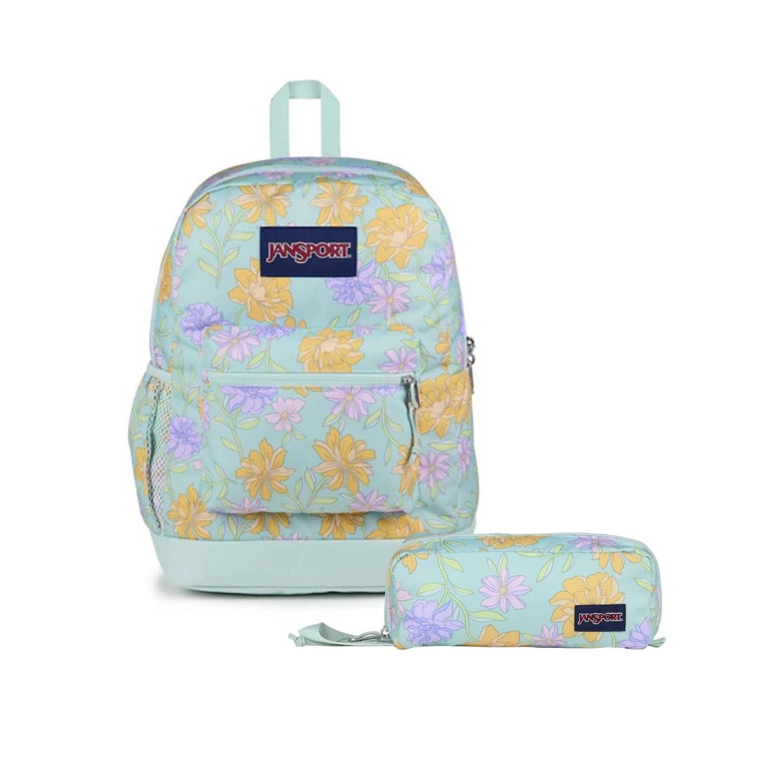 SETS - FADED FLORAL FRESH MINT BUNDLE - Mochilas JanSport - JS0A47LW-JS0A85O6-KU7