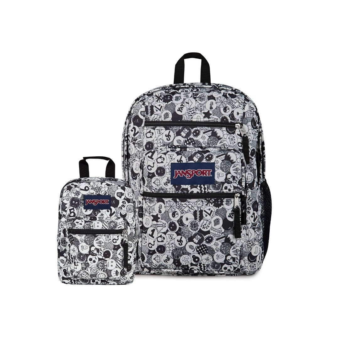 SETS - SET BIG STUDENT/BIG BREAK DOODLE DOTS - Mochilas JanSport - JS0A47JK-A0G-JS0A352L-A0G
