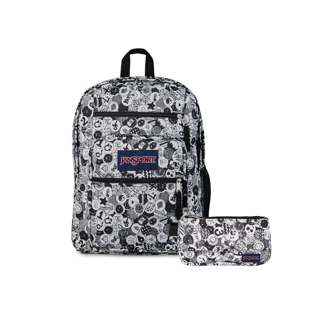 SETS - SET BIG STUDENT/MEDIUM ACCESSORY POUCH DOODLE DOTS - Mochilas JanSport - JS0A47JK-A0G-JS00T49B-A0G