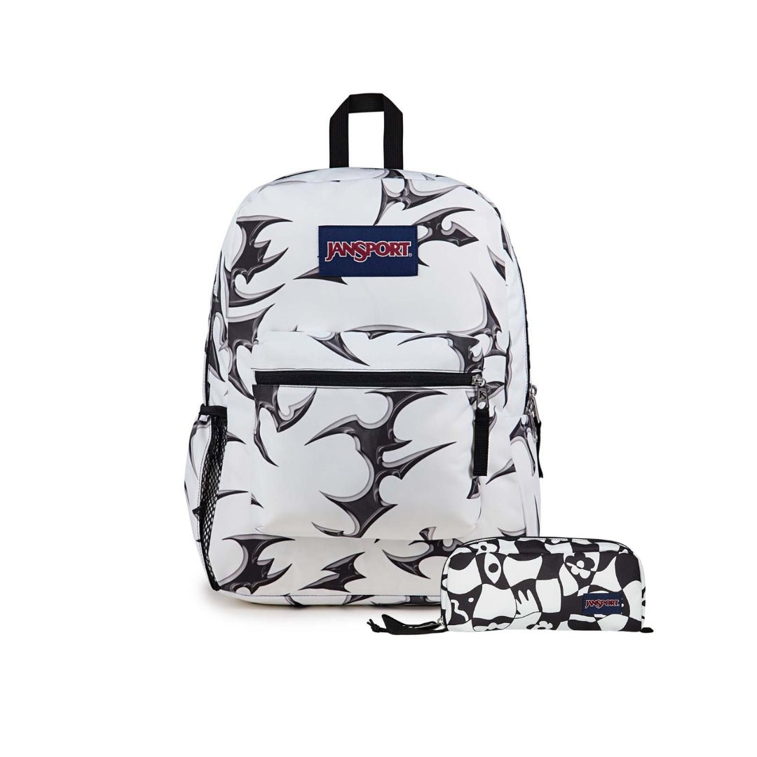 SETS - SET CROSS TOWN CYBER SILVER WHITE/GRAVITY CHECK - Mochilas JanSport - JS0A47LW-KX4-JS0A85O6-LN9