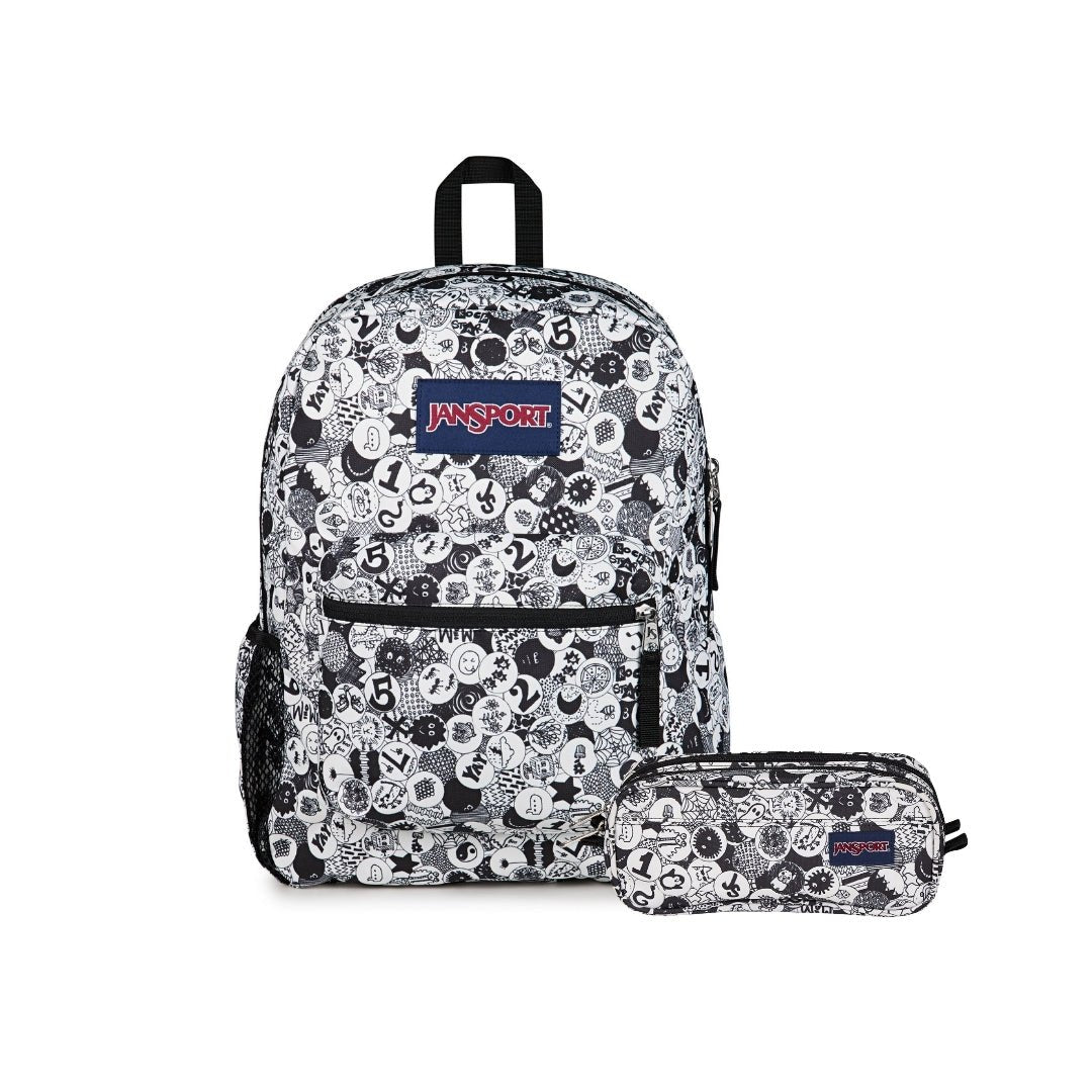SETS - SET CROSS TOWN DOODLE DOTS - Mochilas JanSport - JS0A47LW-A0G-JS00T49C-A0G