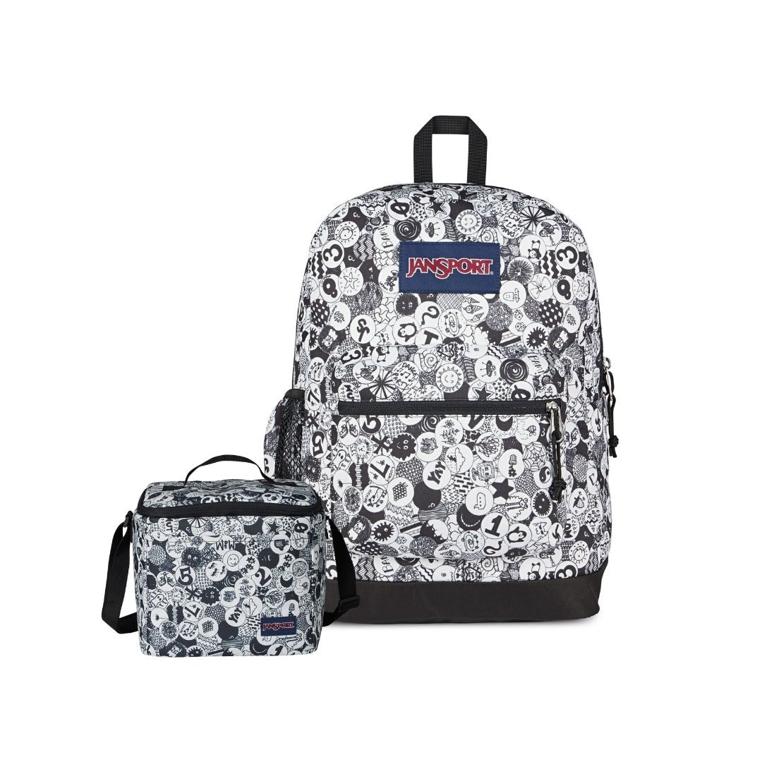 SETS - SET CROSS TOWN PLUS/MEDIUM ACCESSORY POUCH DOODLE DOTS - Mochilas JanSport - JS0A7ZNZ-A0G-JS0A85O3-A0G