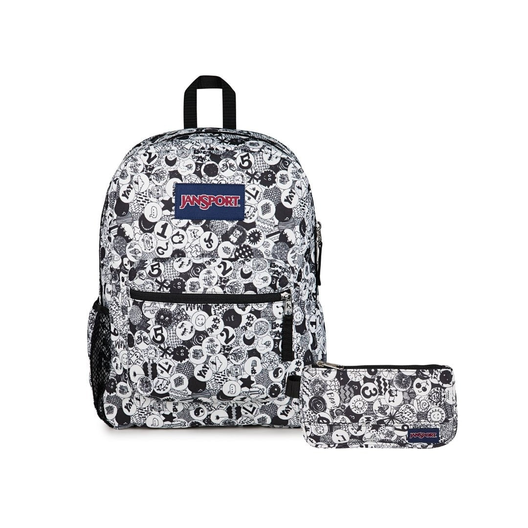 SETS - SET CROSS TOWN/BIG BREAK DOODLE DOTS - Mochilas JanSport - JS0A47LW-A0G-JS00T49B-A0G