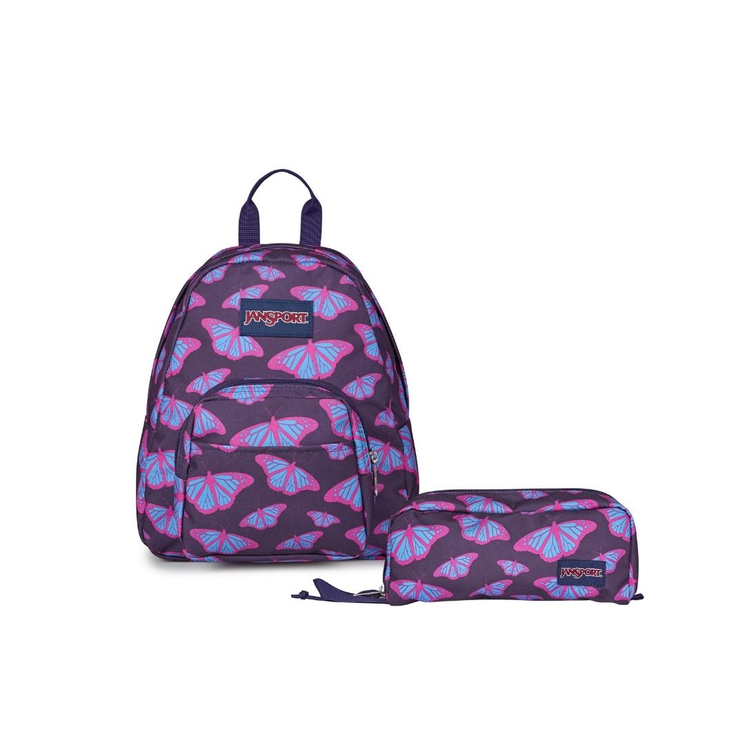 SETS - SET HALF PINT/PERFECT POUCH FLUTTER BY PURPLE - Mochilas JanSport - JS00TDH6-DLN-JS0A85O6-DLN