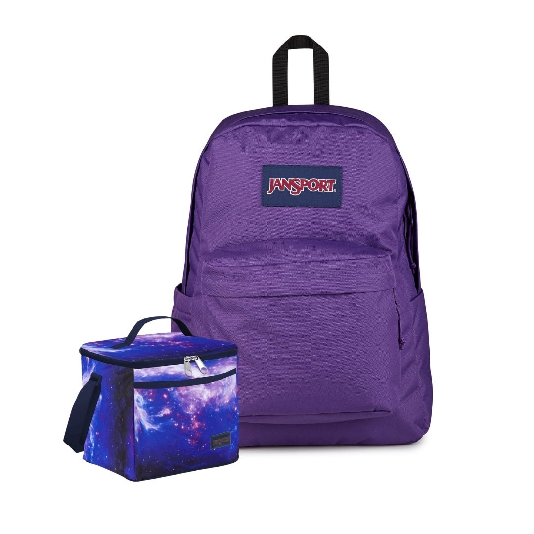 SETS - SET SUPERBREAK PLUS GRAPE JELLY/SPACE DUST - Mochilas JanSport - JS0A4QUE-DNC-JS0A85O3-91S
