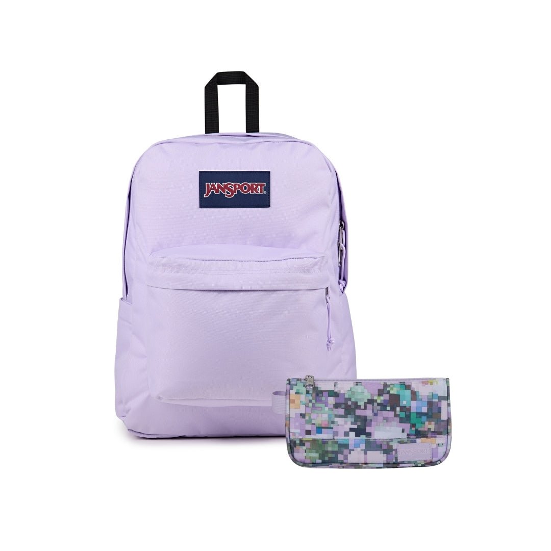 SETS - SUPERBREAK PASTEL LILAC BUNDLE - Mochilas JanSport - JS0A4QUT-JS00T49B-91V-JS0A352L-5M11