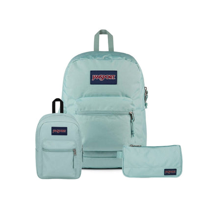 SET CROSS TOWN PLUS/MEDIUM ACCESSORY POUCH FADED SAGE