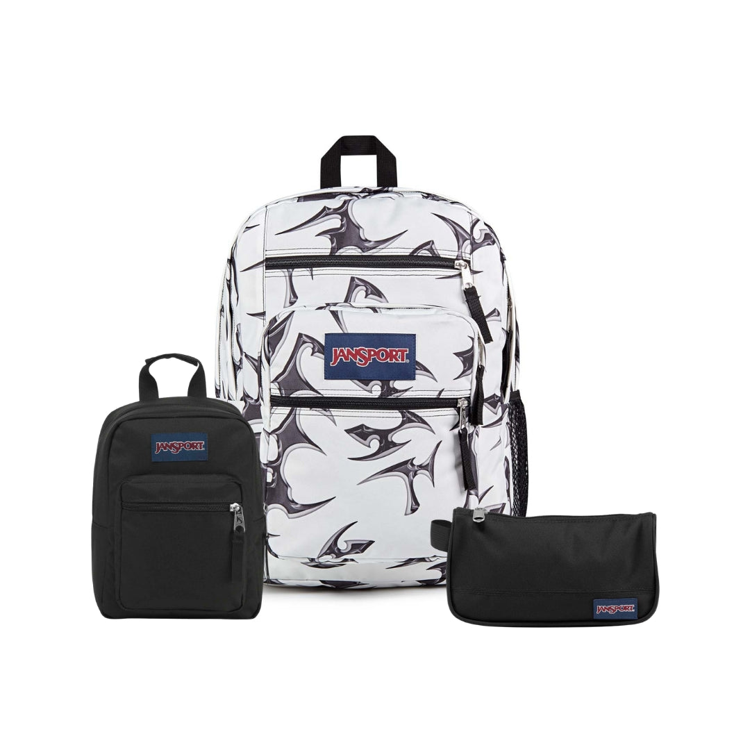 SET BIG STUDENT CYBER SILVER WHITE/BLACK