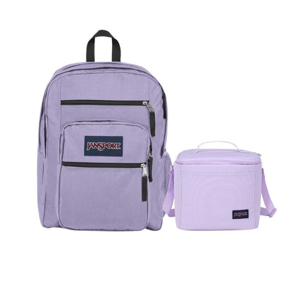 SETS - BIG STUNDENT PASTEL LILAC BUNDLE - Mochilas JanSport - JS0A47JK-5M9-JS00TAN1-5M9