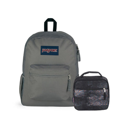 SETS - CROSS TOWN GRAPHITE GREY BUNDLE - Mochilas JanSport - JS0A47LW-7H6-JS0A2WJX-AB6