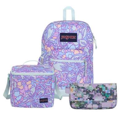 SETS - FLUID FLORAL PASTEL LILAC BUNDLE - Mochilas JanSport - JS0A7ZNZ-JS0A85O3-GW0-1