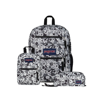 SETS - SET BIG STUDENT/BIG BREAK DOODLE DOTS - Mochilas JanSport - JS0A47JK-A0G-JS0A352L-A0G-JS0A85O6-A0G