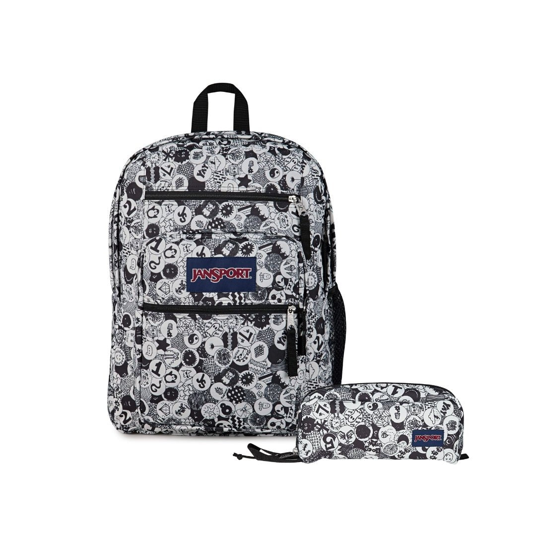 SETS - SET BIG STUDENT/BIG BREAK DOODLE DOTS - Mochilas JanSport - JS0A47JK-A0G-JS0A85O6-A0G