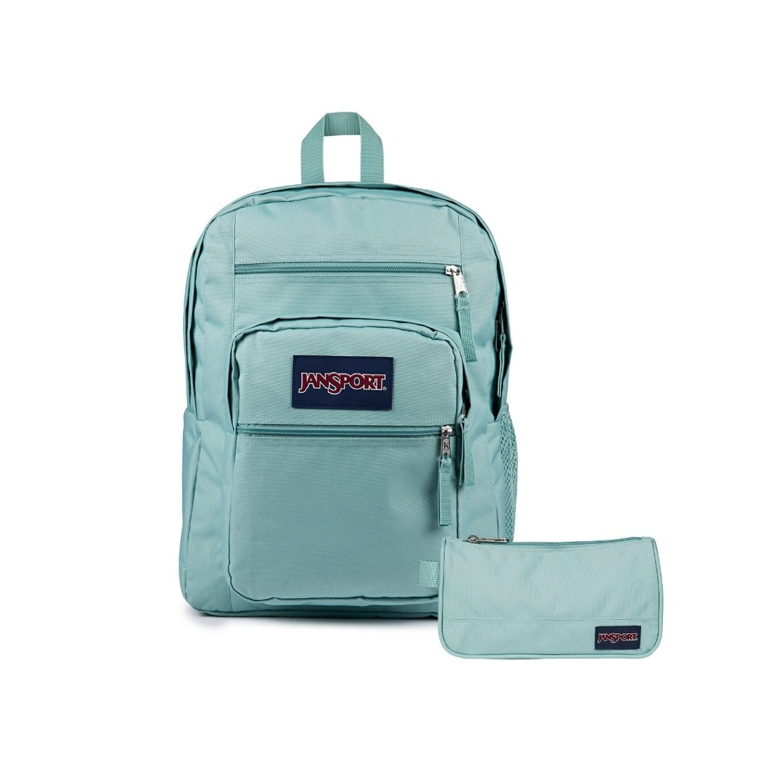 SETS - SET BIG STUDENT/MEDIUM ACCESSORY POUCH FADED SAGE - Mochilas JanSport - JS0A47JK-LA8-JS00T49B-LA8