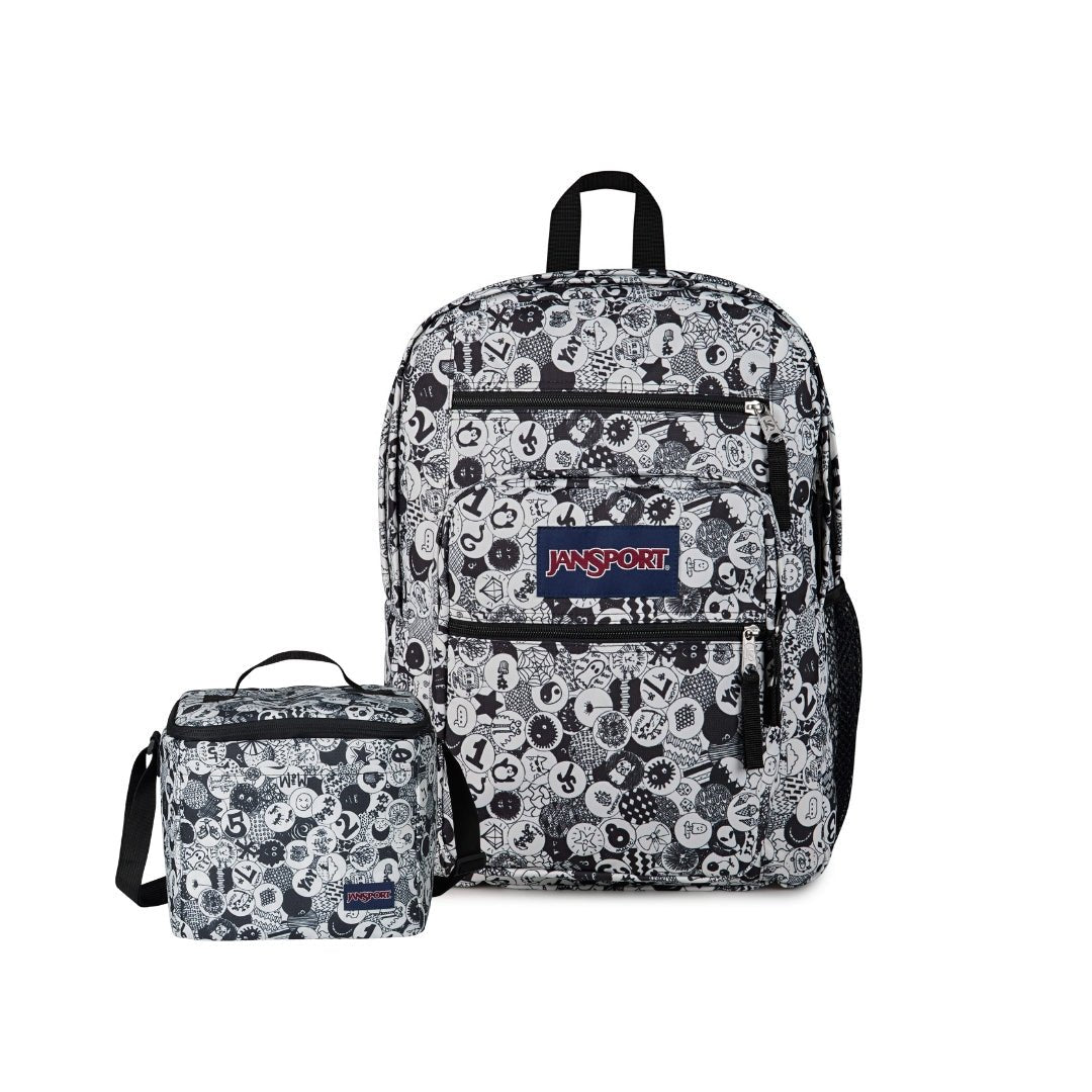 SETS - SET BIG STUDENT/PERFECT POUCH DOODLE DOTS - Mochilas JanSport - JS0A47JK-A0G-JS0A85O3-A0G