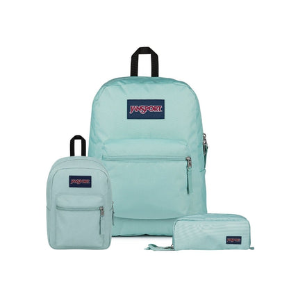 SETS - SET CROSS TOWN FADED SAGE - Mochilas JanSport - JS0A47LW-LA8-JS0A352L-LA8-JS0A85O6-LA8