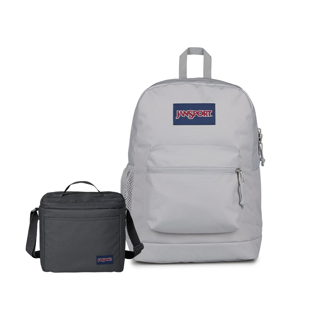 SETS - SET CROSS TOWN GROUNDED GREY - Mochilas JanSport - JS0A47LW-DH7-JS0A85O3-DMX