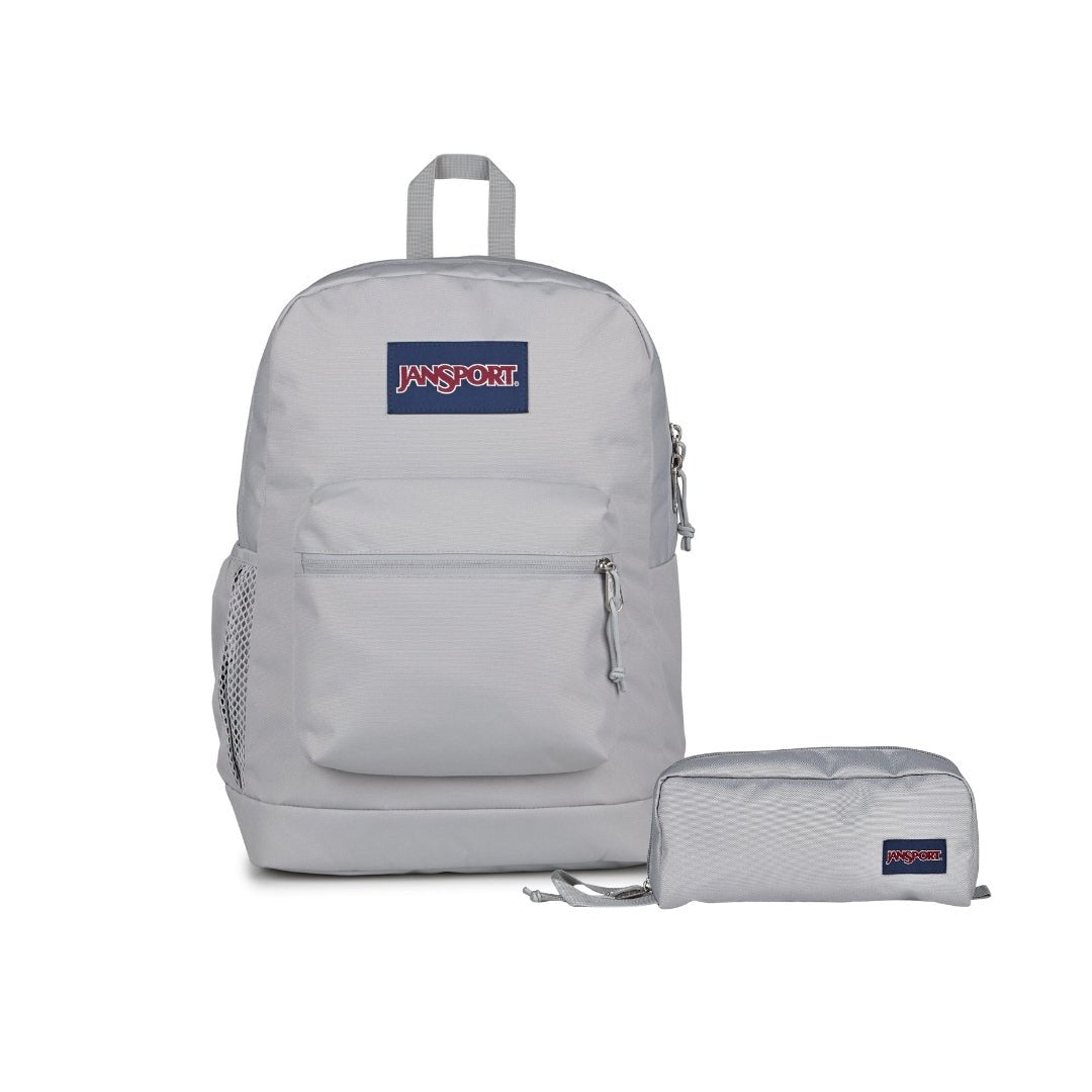 SETS - SET CROSS TOWN GROUNDED GREY - Mochilas JanSport - JS0A47LW-DH7-JS0A85O6-DH7