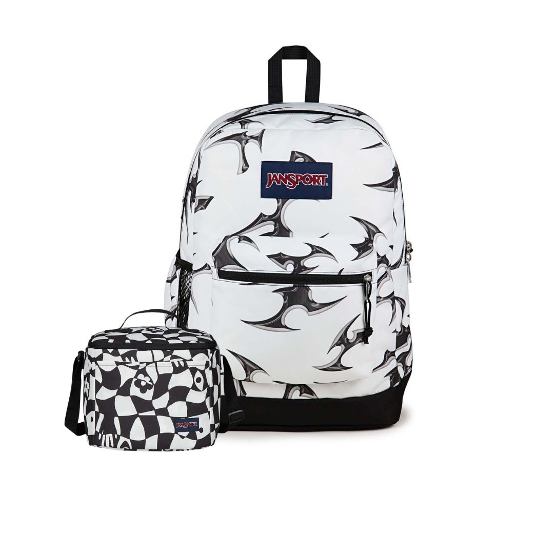 SETS - SET CROSS TOWN PLUS CYBER SILVER WHITE/GRAVITY CHECK - Mochilas JanSport - JS0A7ZNZ-KX4-JS0A85O3-LN9