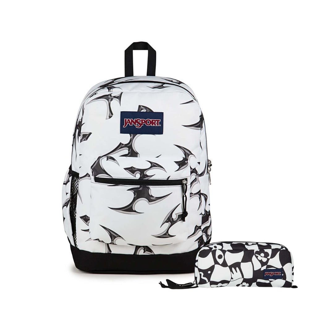 SETS - SET CROSS TOWN PLUS CYBER SILVER WHITE/GRAVITY CHECK - Mochilas JanSport - JS0A7ZNZ-KX4-JS0A85O6-LN9