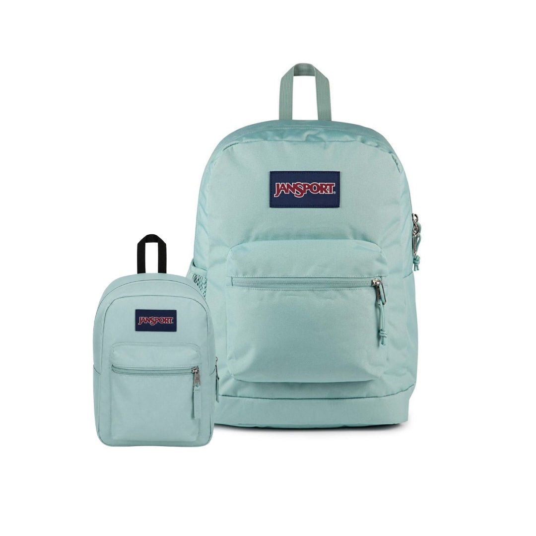 SETS - SET CROSS TOWN PLUS FADED SAGE - Mochilas JanSport - JS0A7ZNZ-LA8-JS0A352L-LA8