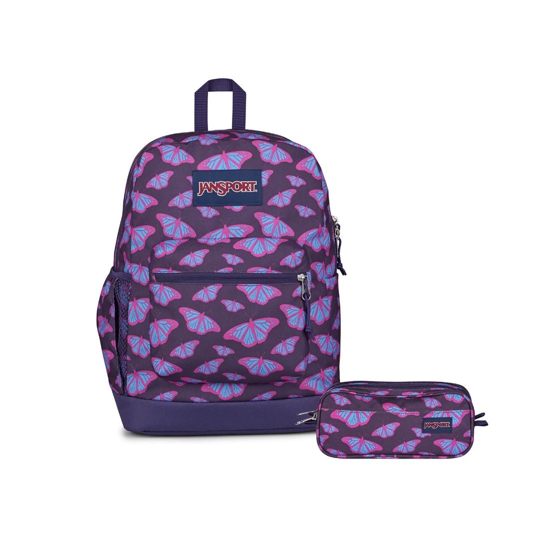 SETS - SET CROSS TOWN PLUS FLUTTER BY PURPLE - Mochilas JanSport - JS0A7ZNZ-DLN-JS00T49C-DLN