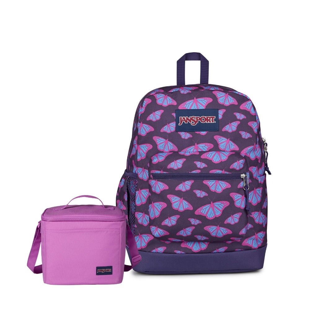SETS - SET CROSS TOWN PLUS FLUTTER BY PURPLE - Mochilas JanSport - JS0A7ZNZ-DLN-JS0A85O3-DH5