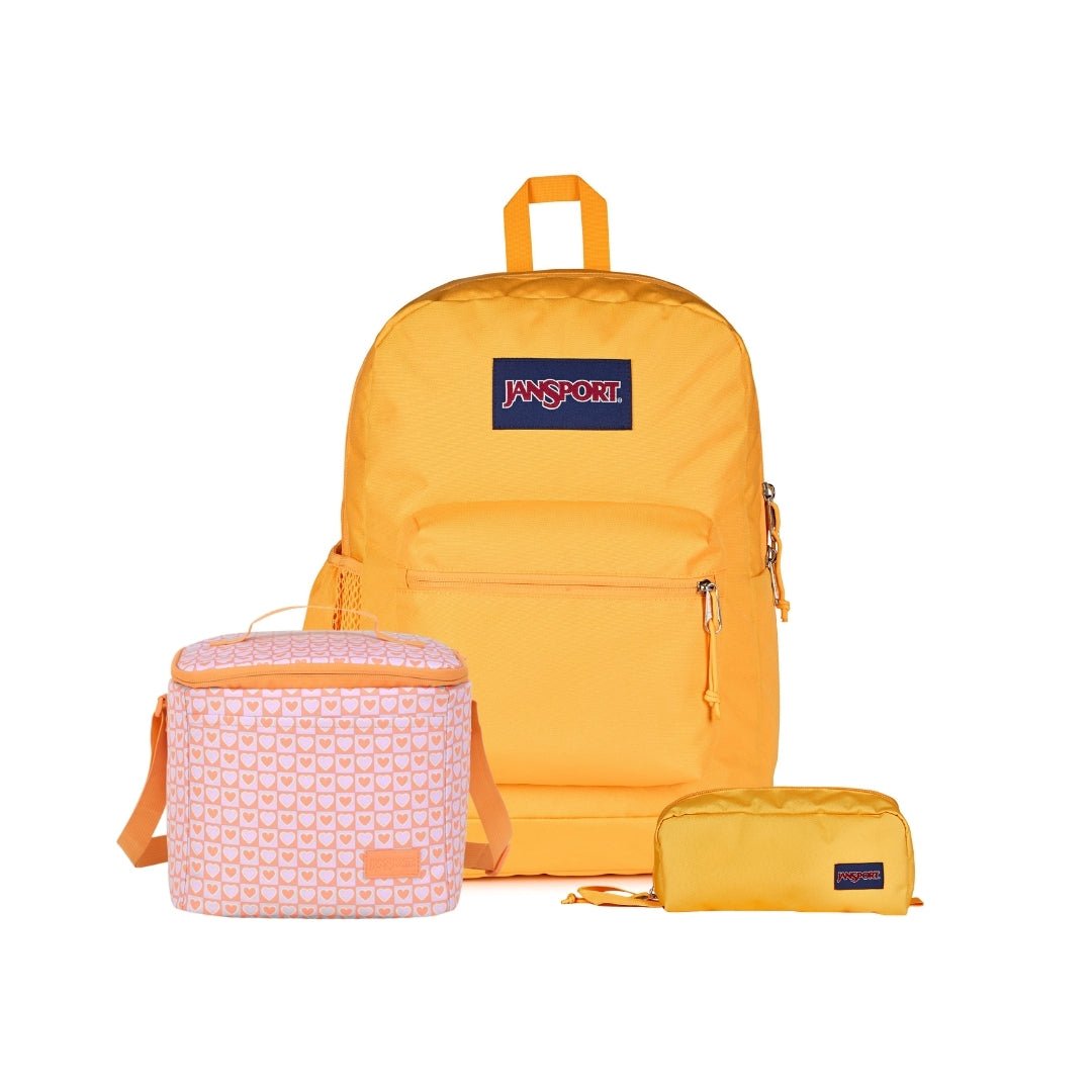 SETS - SET CROSS TOWN PLUS ORANGE SODA - Mochilas JanSport - JS0A7ZNZ-DNA-JS0A85O3-GU6-JS0A85O6-DNA