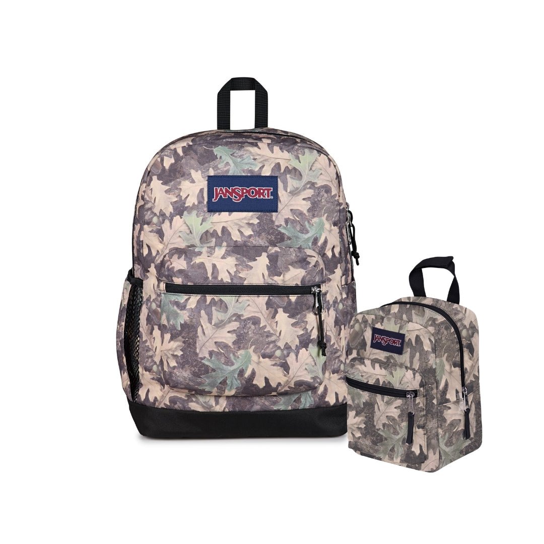 SETS - SET CROSS TOWN PLUS WOODLAND CAMO - Mochilas JanSport - JS0A7ZNZ-A2A-JS0A352L-A2A