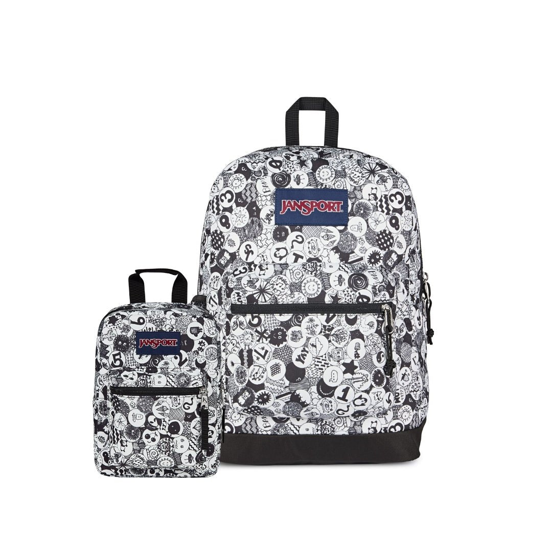 SETS - SET CROSS TOWN PLUS/BIG BREAK DOODLE DOTS - Mochilas JanSport - JS0A7ZNZ-A0G-JS0A352L-A0G