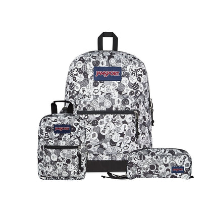 SETS - SET CROSS TOWN PLUS/PERFECT POUCH DOODLE DOTS - Mochilas JanSport - JS0A7ZNZ-A0G-JS0A352L-A0G-JS0A85O6-A0G