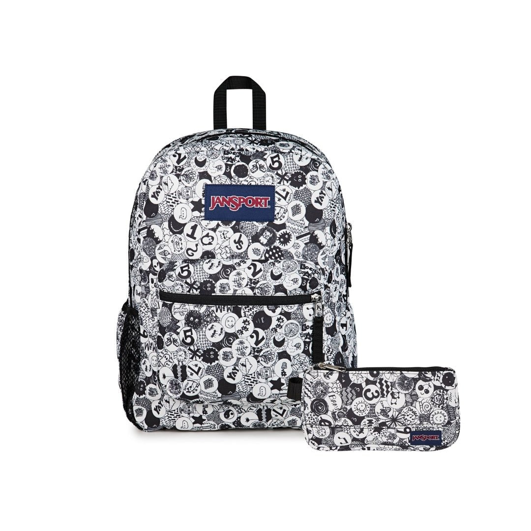 SETS - SET CROSS TOWN/MEDIUM ACCESSORY POUCH DOODLE DOTS - Mochilas JanSport - JS0A47LW-A0G-JS00T49B-A0G