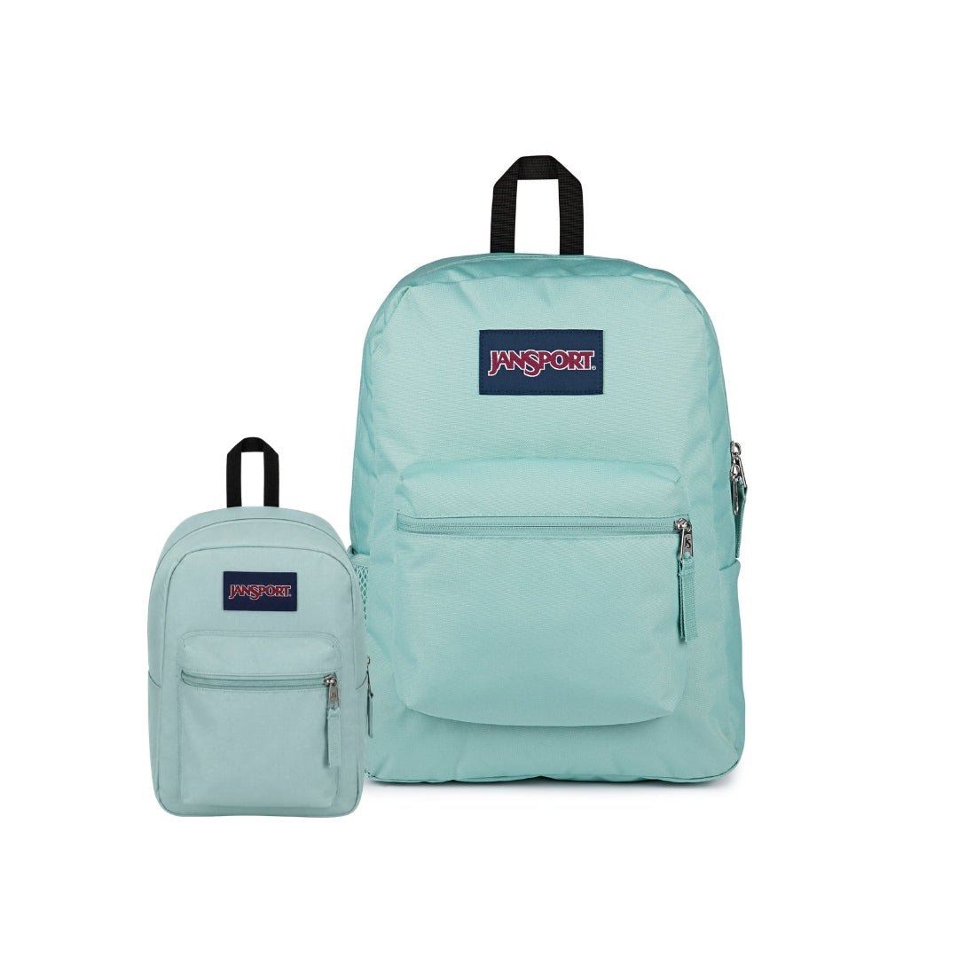 SETS - SET CROSS TOWN/MEDIUM ACCESSORY POUCH FADED SAGE - Mochilas JanSport - JS0A47LW-LA8-JS0A352L-LA8