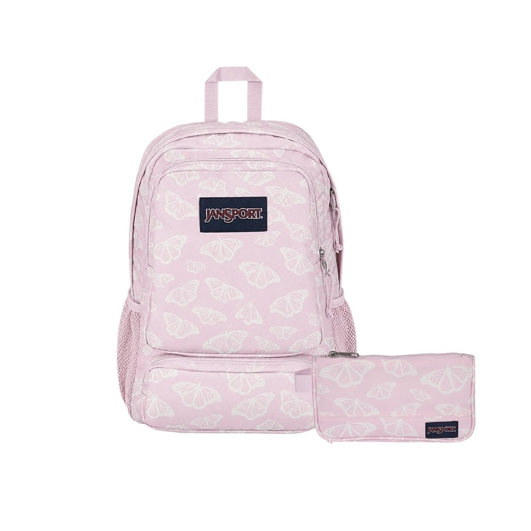 SETS - SET FLUTTER BY PINK ICE/WHITE/PINK ICE - Mochilas JanSport - JS0A7ZNY-A4V-JS00T49B-A4V