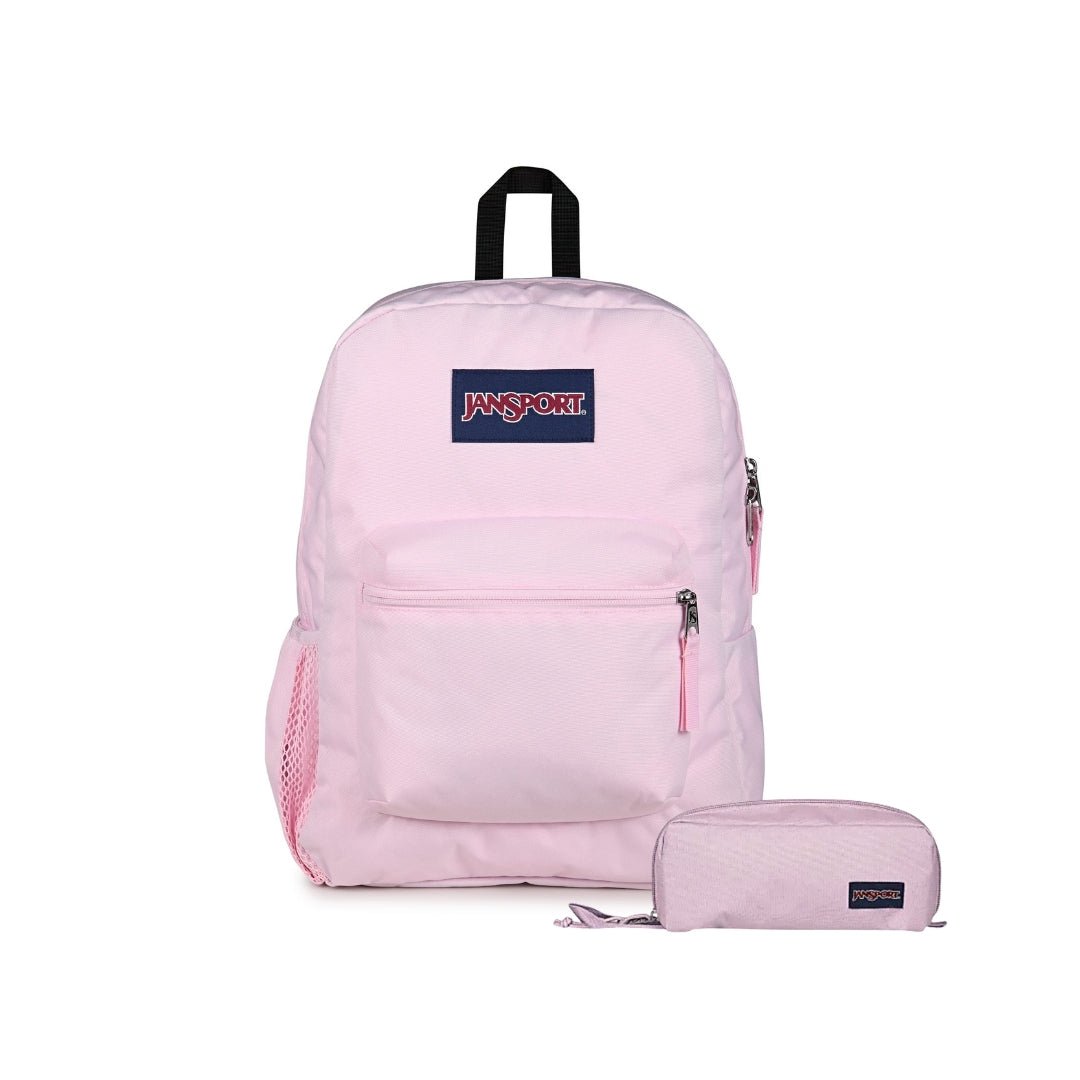 SETS - SET SUPER SNACK PINK ICE WHITE - Mochilas JanSport - JS0A47LW-EX0-JS0A85O6-EX0