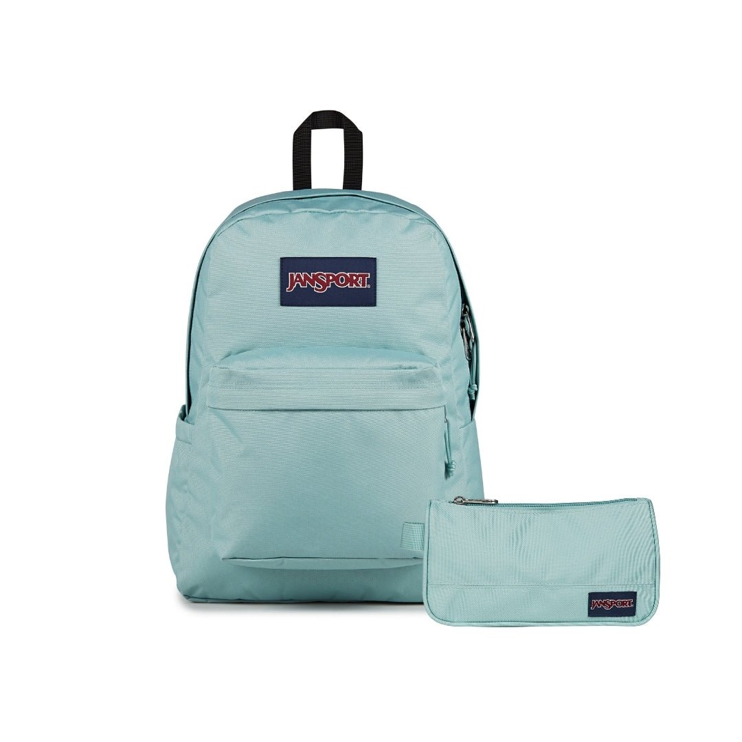 SETS - SET SUPERBREAK PLUS FADED SAGE - Mochilas JanSport - JS0A4QUE-LA8-JS00T49B-LA8