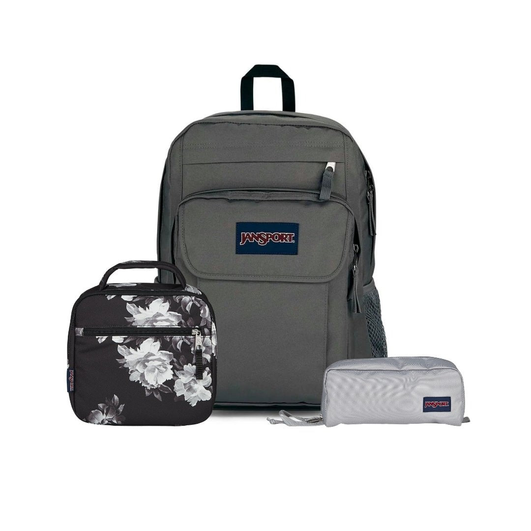 SETS - SET UNION PACK GRAPHITE GREY - Mochilas JanSport - JS0A4NVC-7H6-JS0A2WJX-LL6-JS0A85O6-DH7