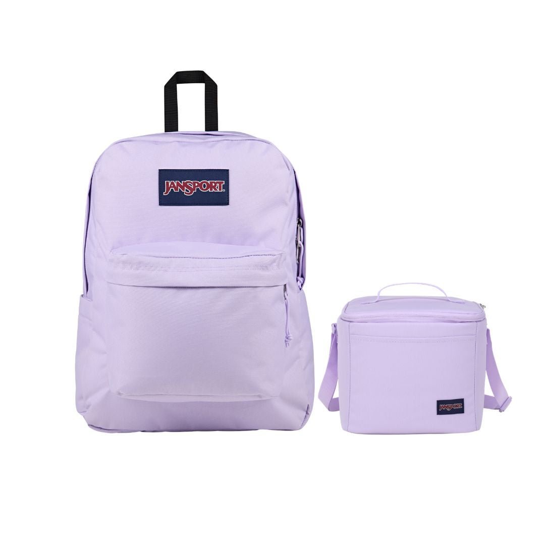 SETS - SUPERBREAK PASTEL LILAC BUNDLE - Mochilas JanSport - JS0A4QUT-5M9-JS00T49B-91V
