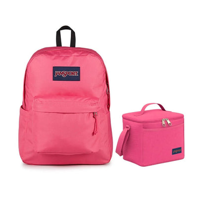SETS - SUPERBREAK PLUS POSH PINK BUNDLE - Mochilas JanSport - JS0A4QUE-JS0A85O3-JS00TAN1-EX3